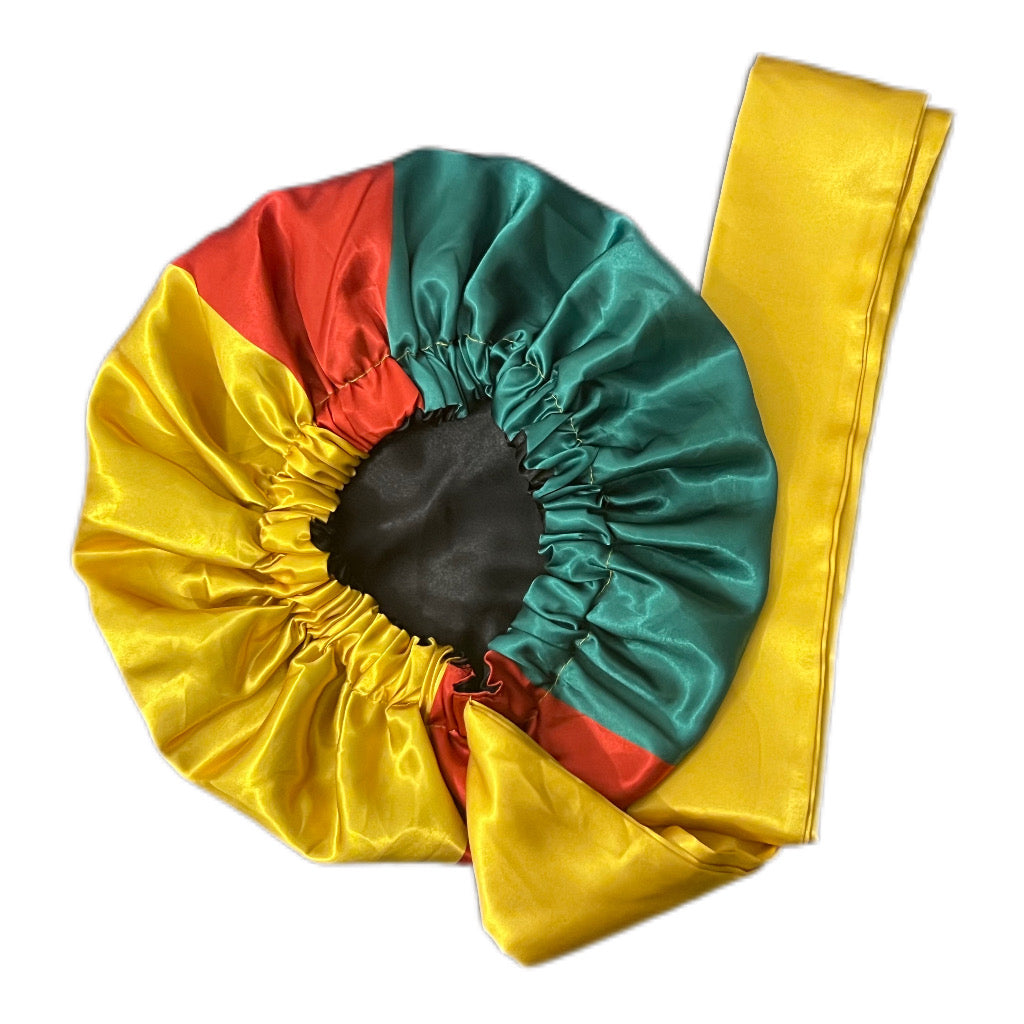Bonnet en satin Cameroun